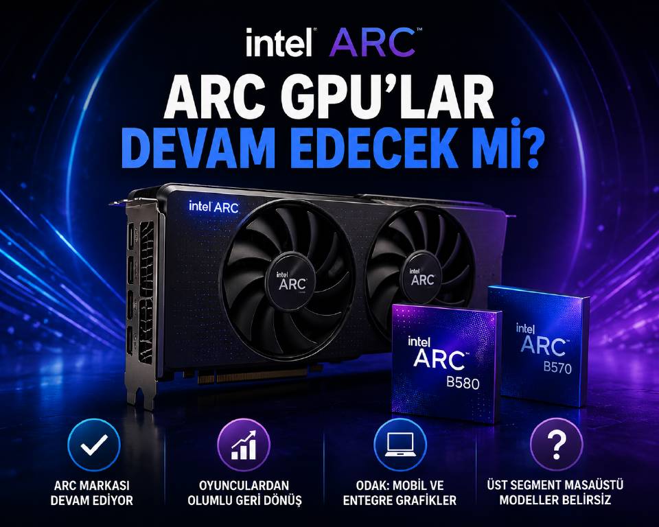 Intel'den ekran kartları için açıklama