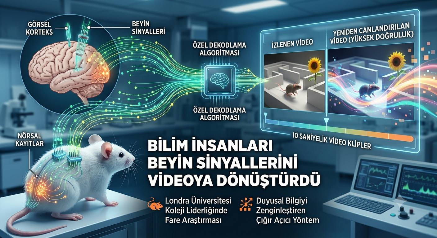 Bilim insanları beyin sinyallerini videoya dönüştürdü