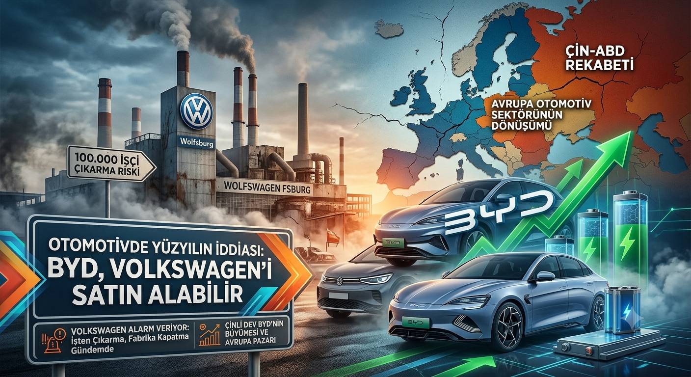 Otomotivde yüzyılın iddiası: BYD Volkswagen'i alabilir