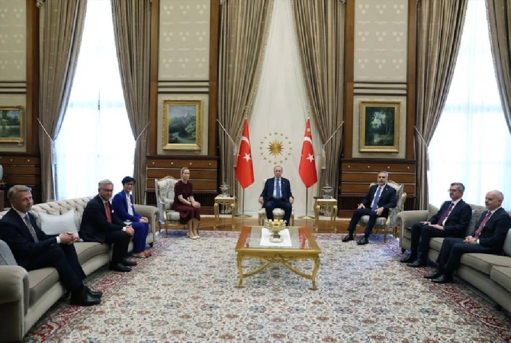Cumhurbaşkanı Erdoğan, AB Yüksek Temsilci Heyeti'ni kabul etti