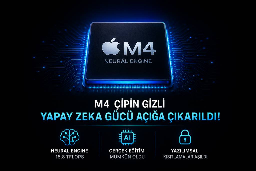 Apple M4 birimine ait gizli AI özelliği açığa çıktı