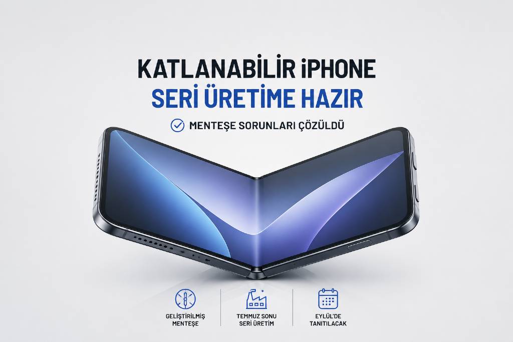 Katlanabilir Iphone modelleri üretime hazır