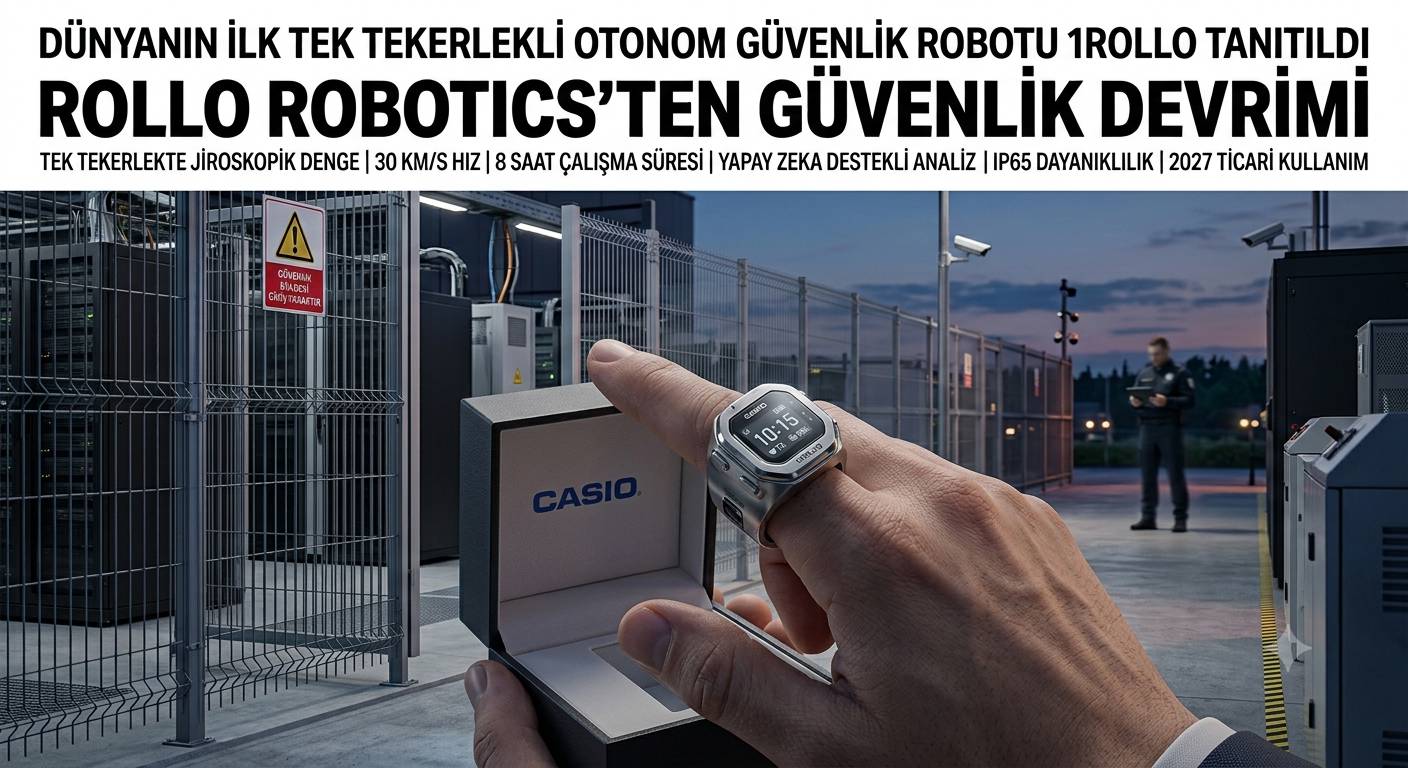 Casio, sağlık takibi yapabilen akıllı yüzüğü tanıttı
