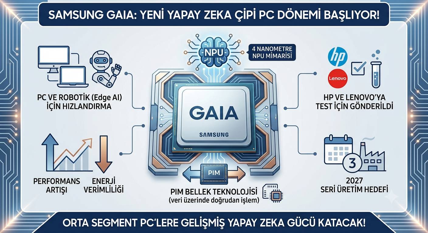 Samsung'un yeni yapay zeka çipi sızdırıldı