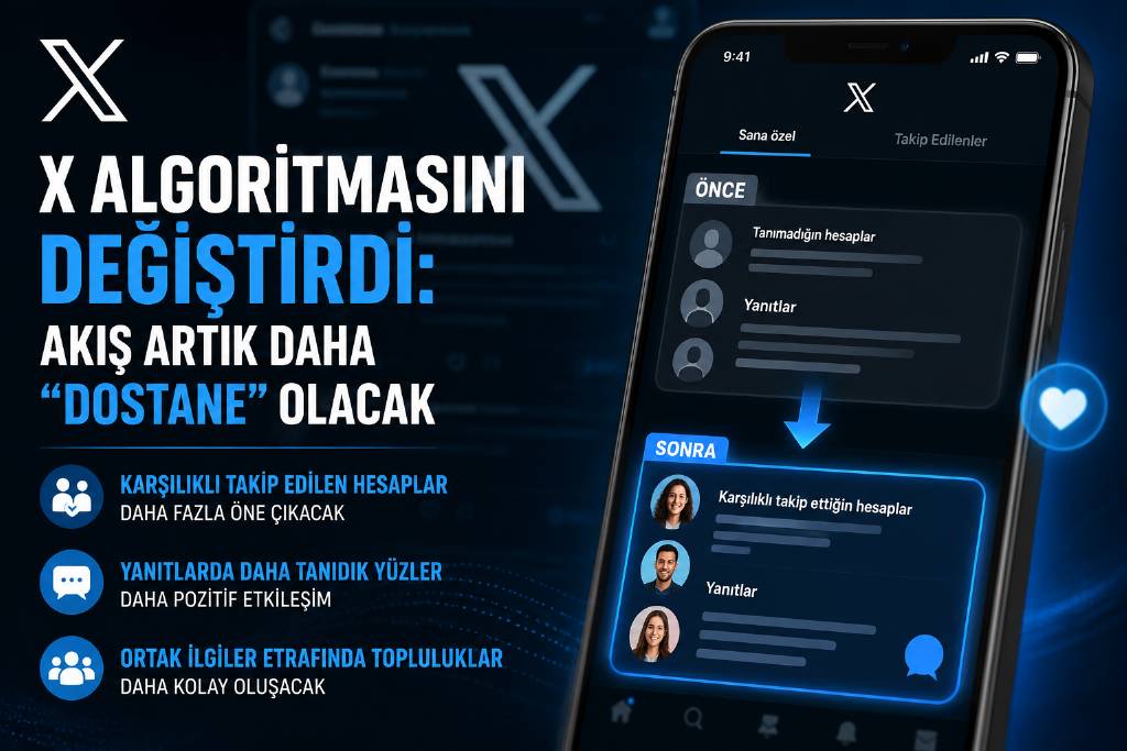 X Algoritmasında değişikliklere gitti