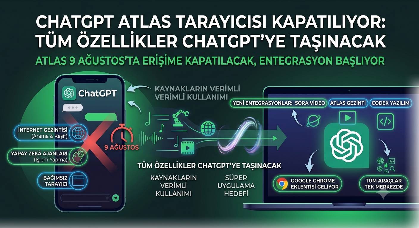 ChatGPT Atlas tarayıcısı kapatılıyor