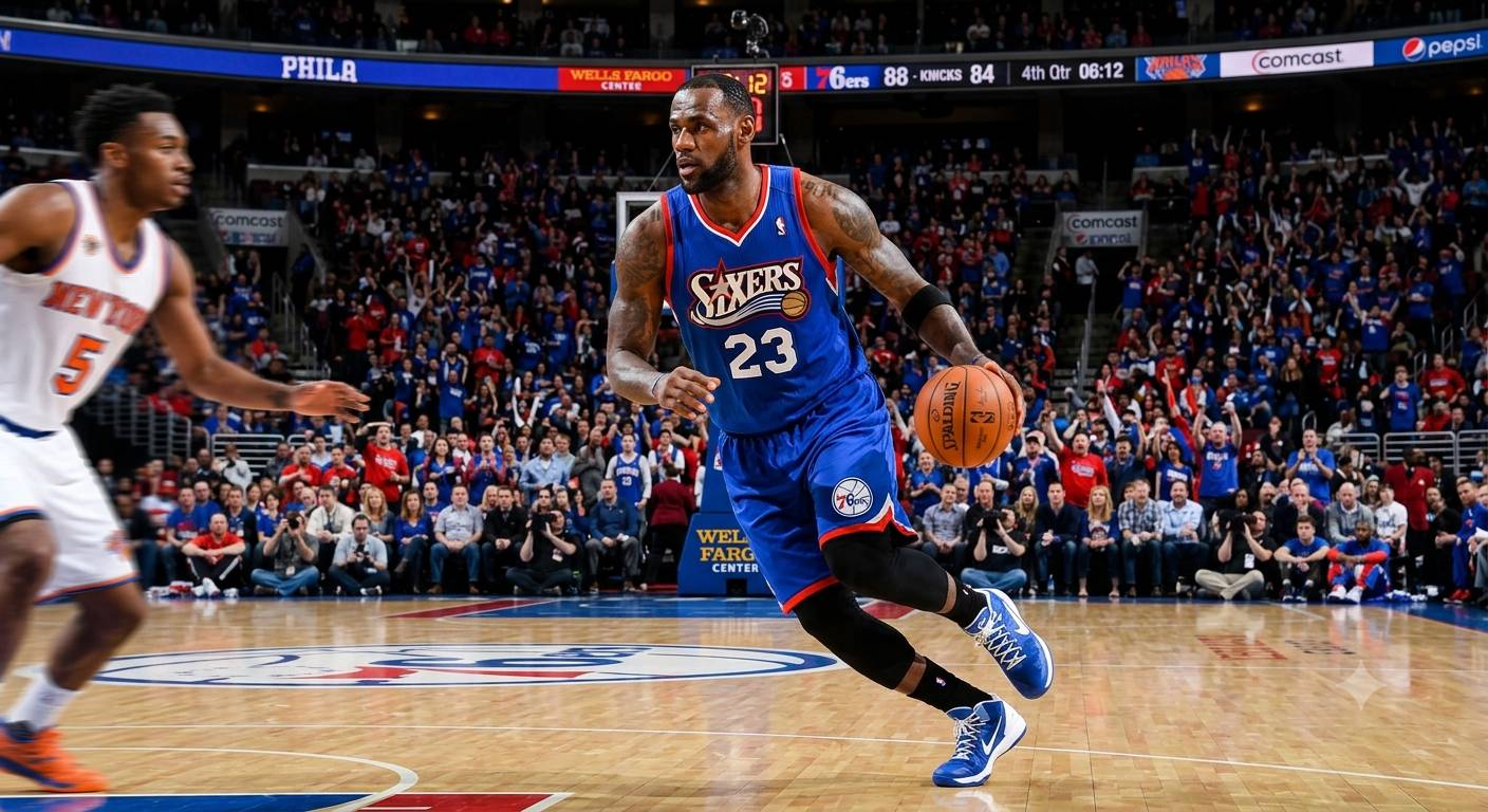LeBron James Philadelphia 76ers ile anlaştı