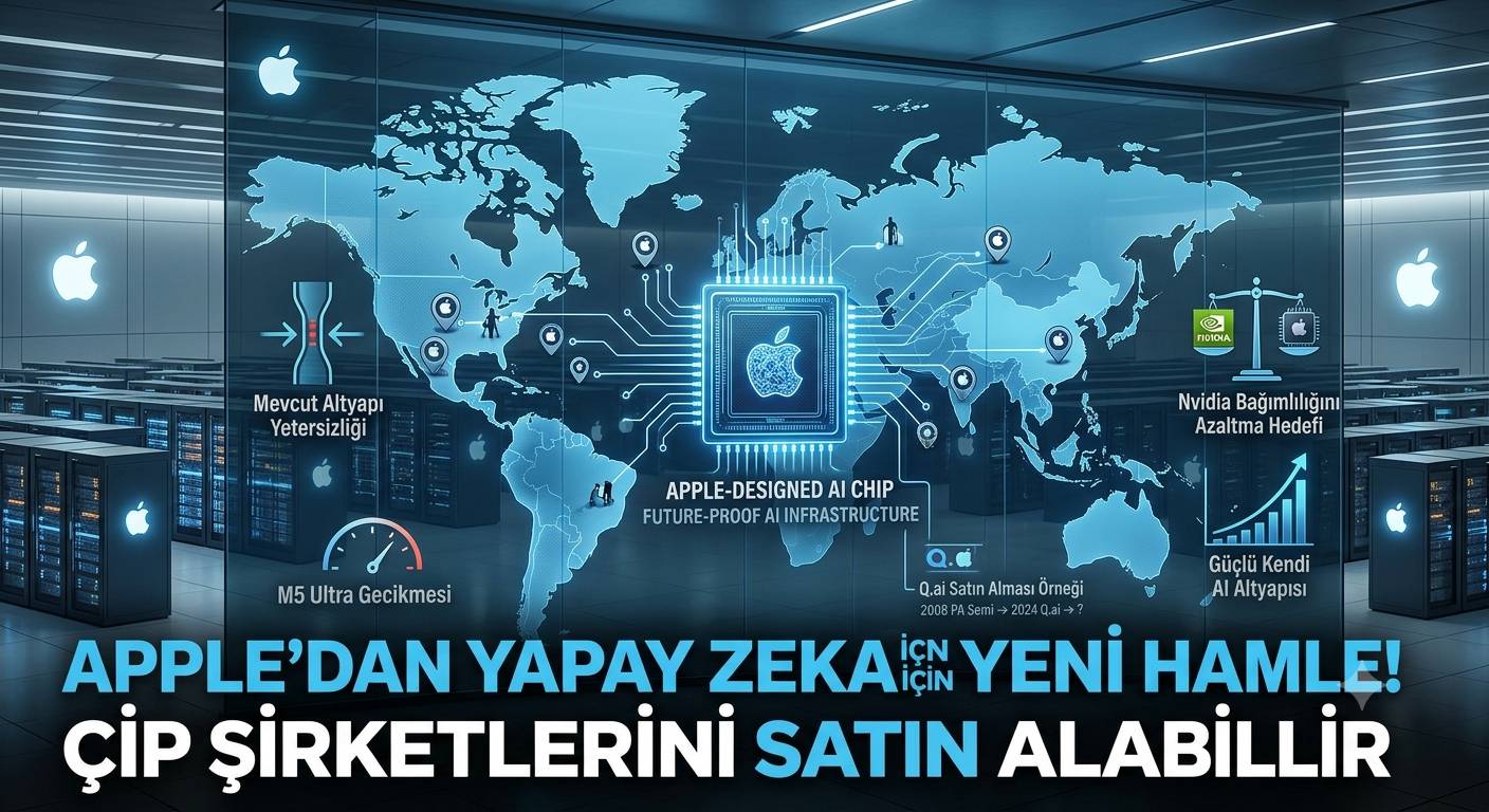 Apple'dan yapay zeka çipi için yeni proje
