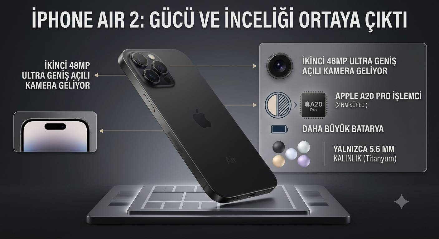 Iphone Air 2 sızıntıları ortaya çıktı