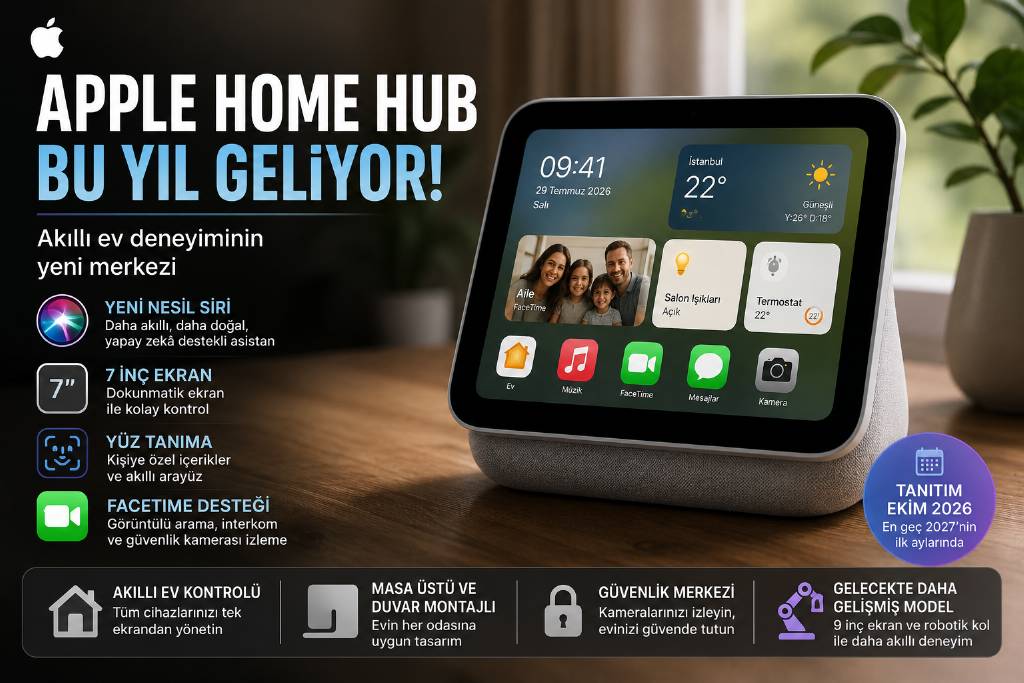 Apple Home Hub bu yıl tanıtılıyor