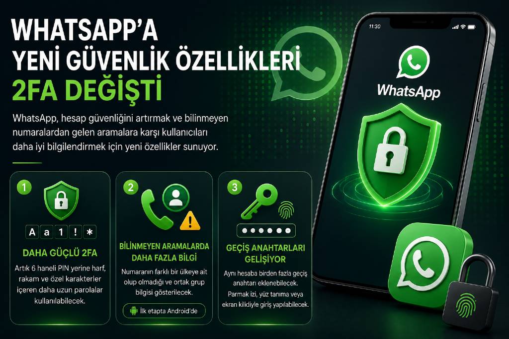 Whatsapp'a yeni güvenlik özellikleri geliyor