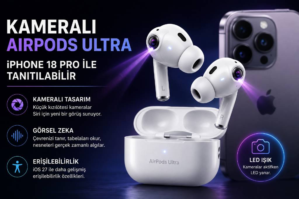 Kameralı AirPods geliyor
