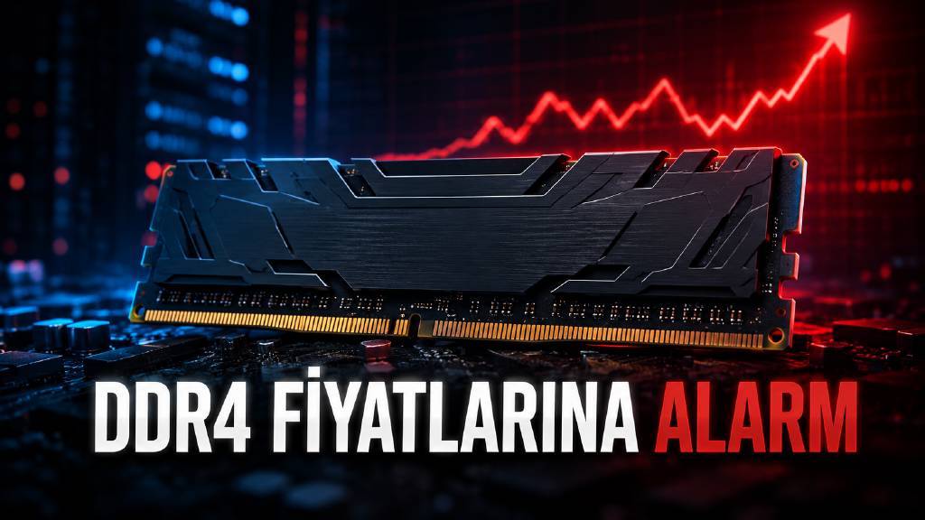 DDR4 fiyatlarında %50 artış uyarısı