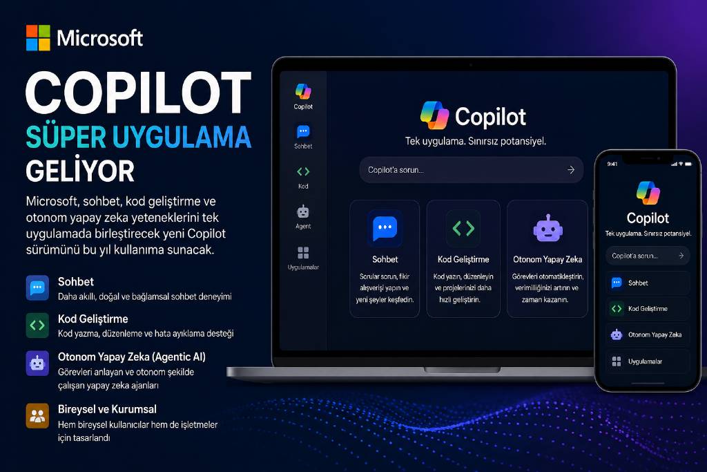Microsoft'tan Copilot'a yeni dönem