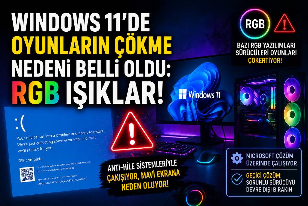 Windows 11'de yaşanan çökme sorunlarının nedeni belli oldu
