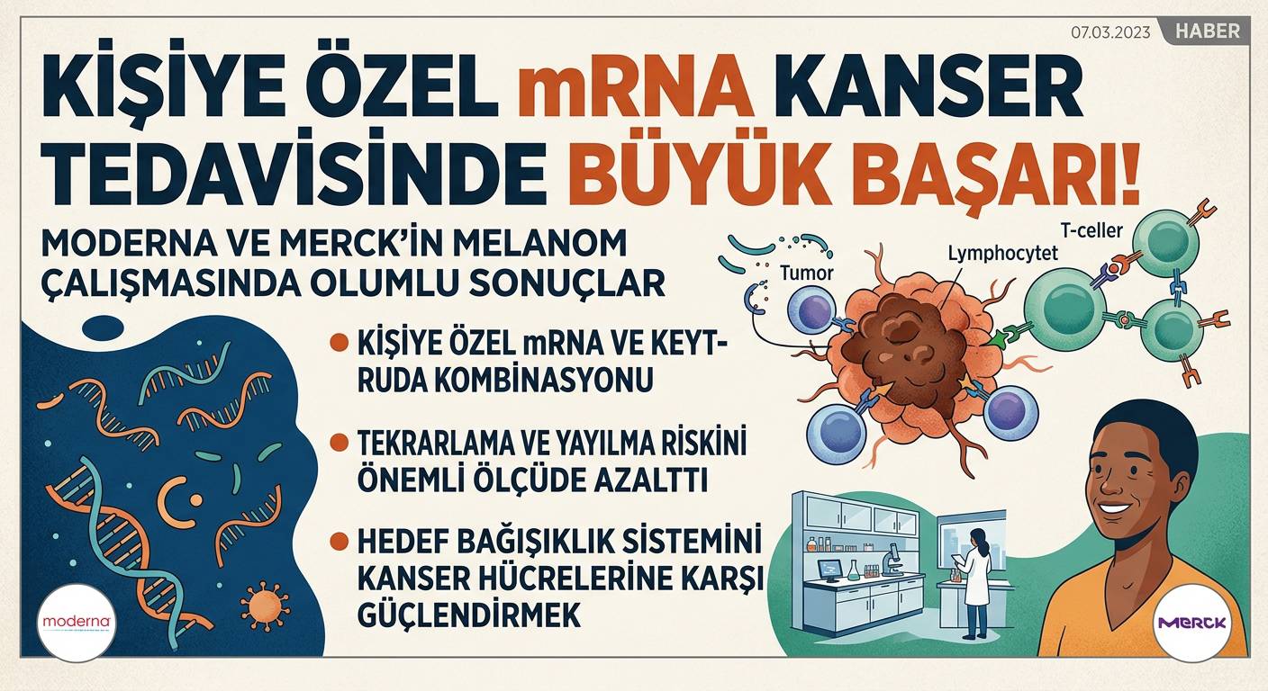 Kişiye özel mRNA tedavisi olumlu sonuç verdi