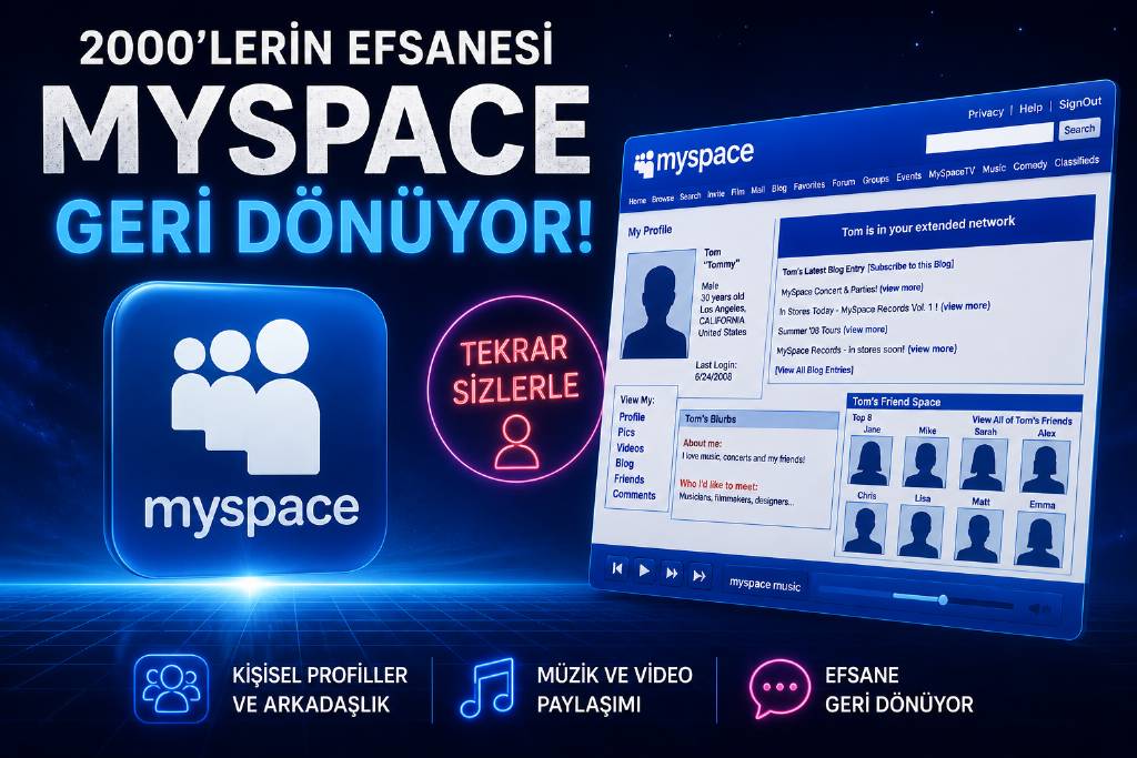 2000'lerin efsanesi MySpace geri dönüş yolunda