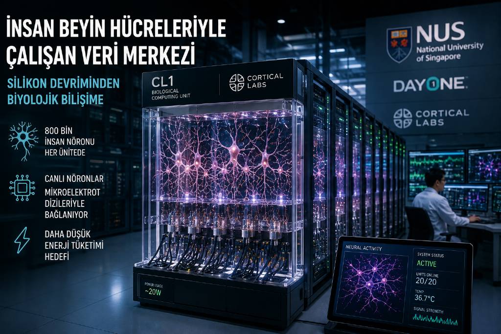 Beyin hücreleriyle çalışan veri merkezi faaliyete geçti