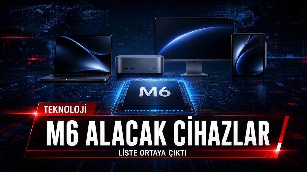 Apple'ın M6 çipiyle güncelleyeceği cihazlar ortaya çıktı
