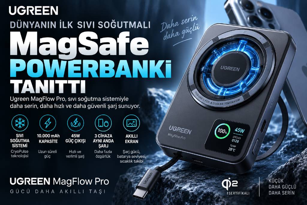 Yapılmış ilk sıvı soğutmalı powerbank tanıtıldı