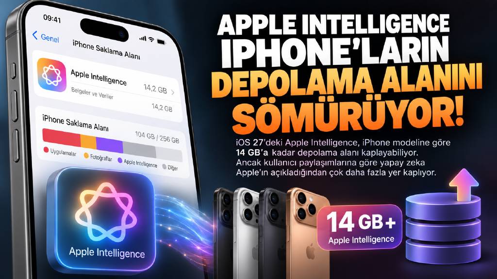 Apple Intelligence ile Iphone'larda depolama sorunu