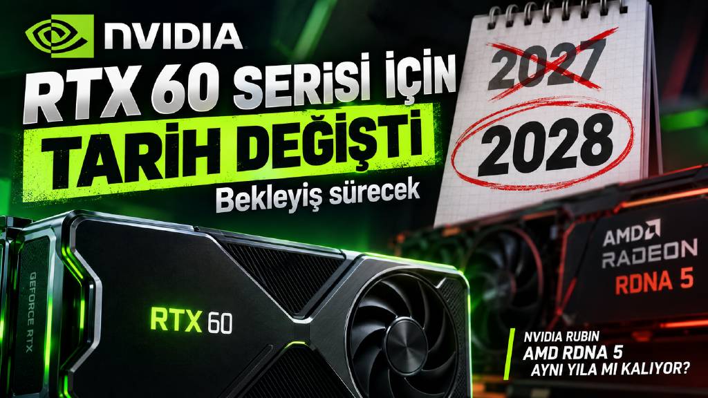 Nvdia 60 serisine yeni tarih: Beklenenden daha geç