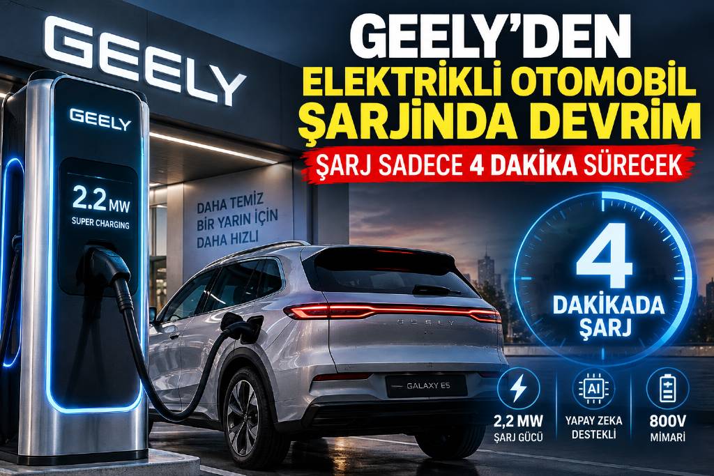 Elektrikli otomobil şarjında devrim yenilik