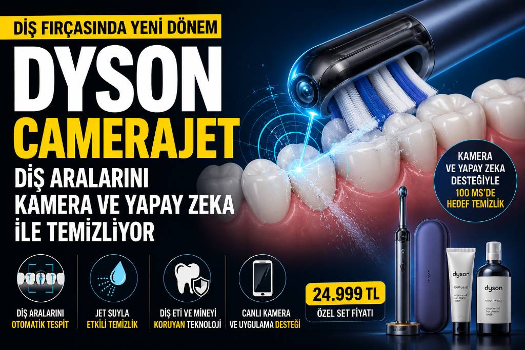 Dyson'dan diş fırçasında devrim yenilik
