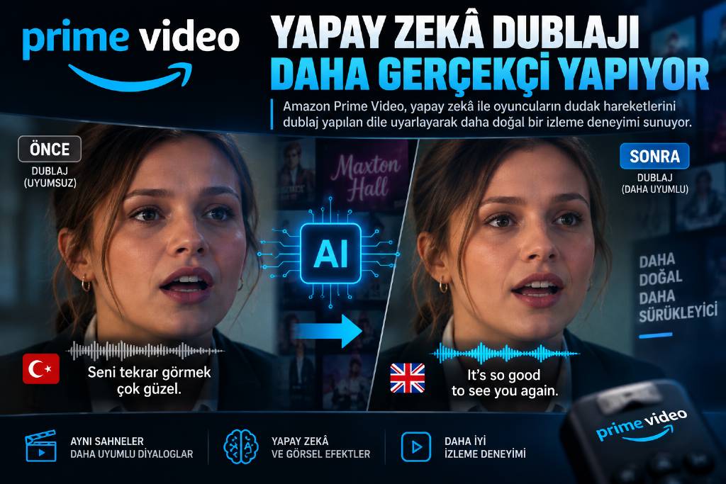 Prime Video, dublaj için AI ile çığır açıyor
