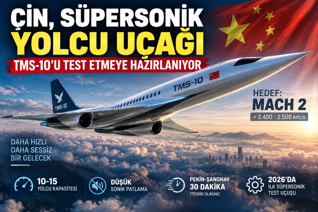 Geleceğin "Süpersonik" uçakları test ediliyor